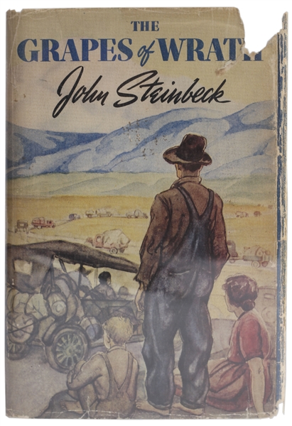 John Steinbecks The Grapes of Wrath First Printing -- In First Printing Dust Jacket